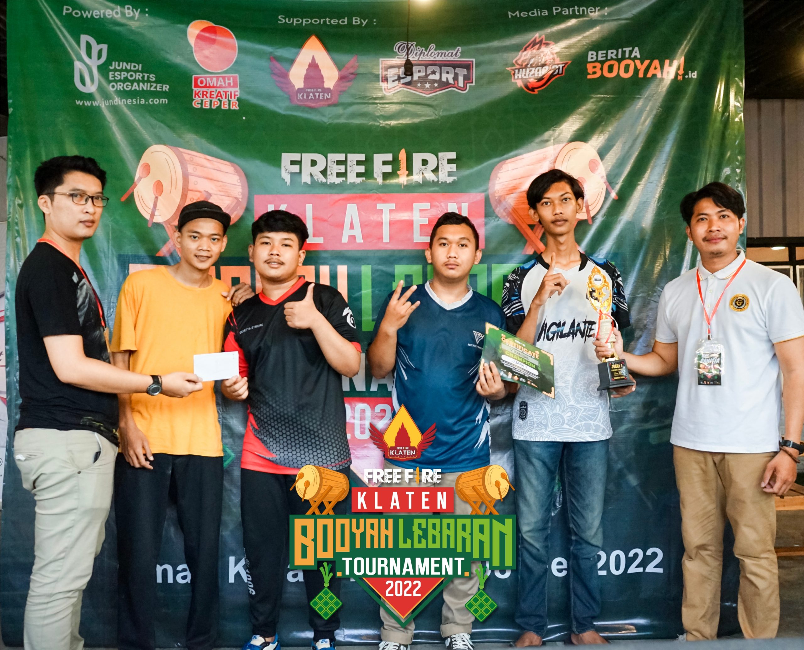Juara 1 dalam Tournament Klaten Booyah Lebaran 2022 “V’Kanibal Esports”